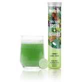 Healthvit Daily Super Green + Berries, Wholefood Multivitamin with Vitamin D3, Zinc, B6, B12, Iron for Immunity, Detox and Antioxidants - 10 Effervescent Tablets